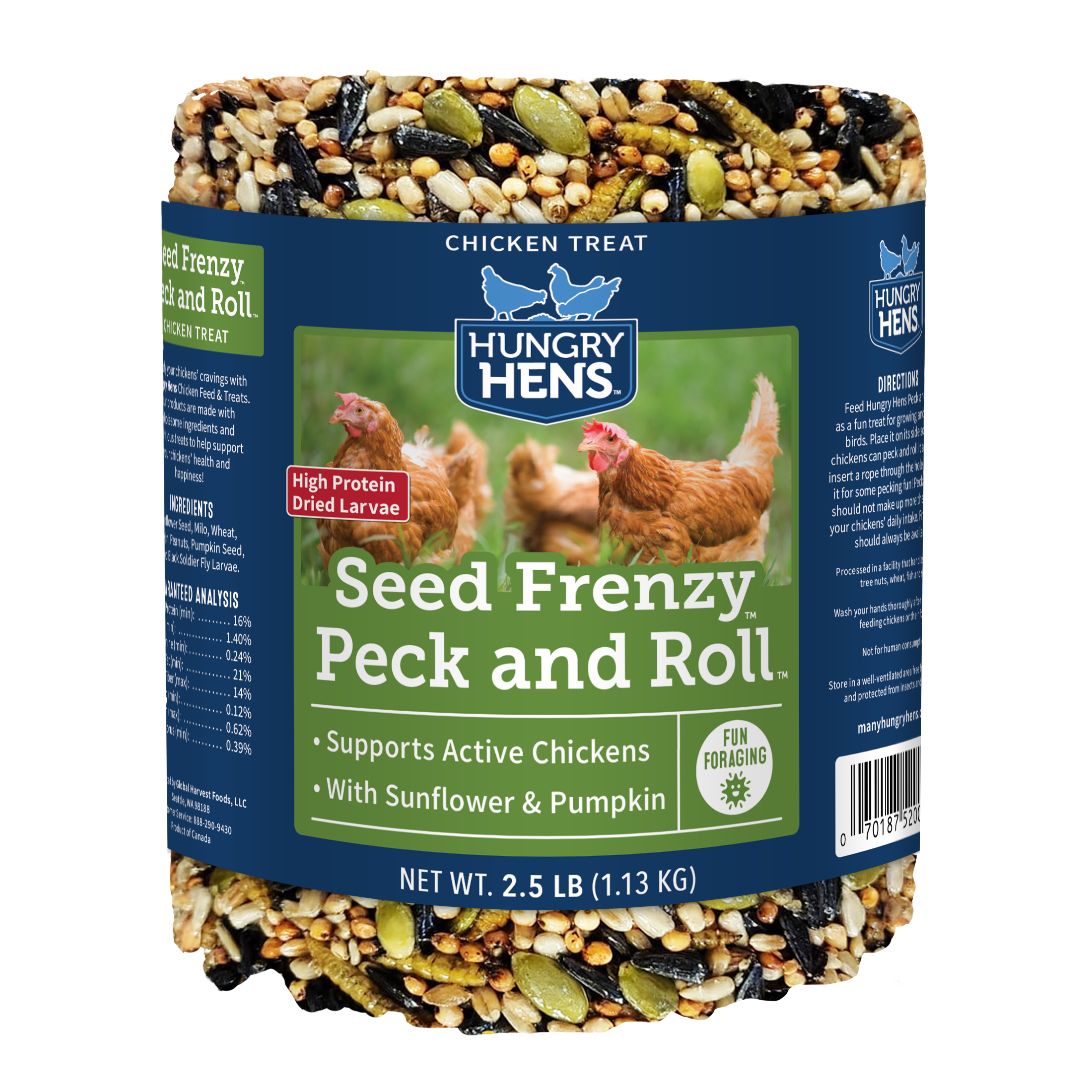 Seed Frenzy™ Peck and Roll™ 2.5 lb. - Fun Foraging Treat for